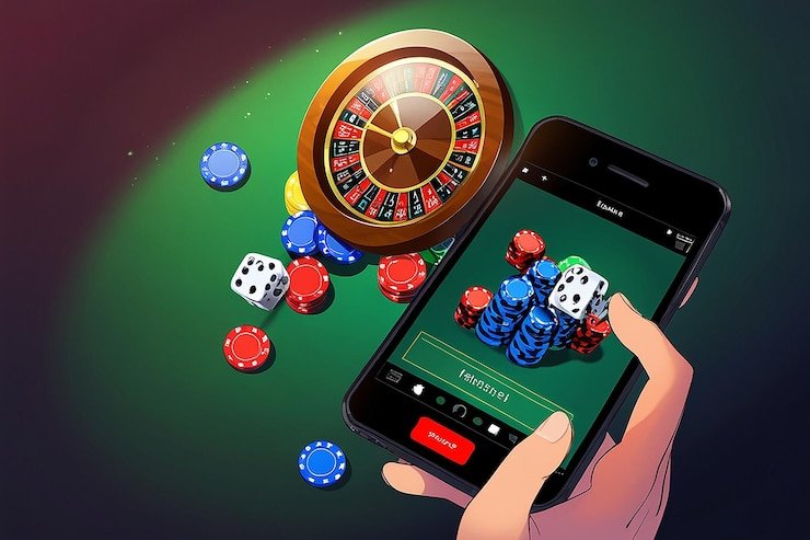 cuanunited mobile app home screen showing slot games and live casino options